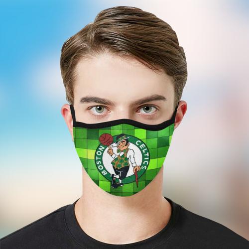 Boston Celtics fabric face mask 4