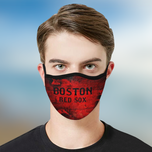 Boston Red Sox fabric face mask 2