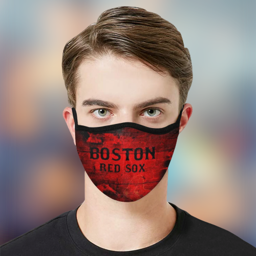 Boston Red Sox fabric face mask 3