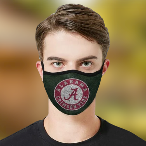 Alabama Crimson Tide cloth fabric face mask 2