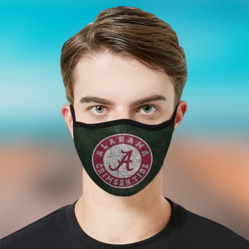 Alabama Crimson Tide cloth fabric face mask 4