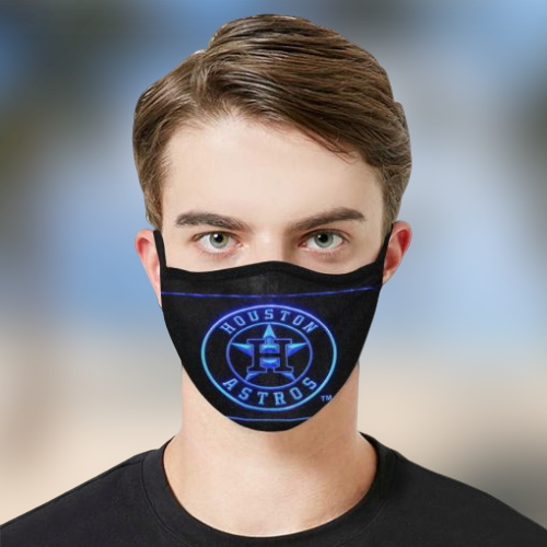 Astros cloth fabric face mask 2