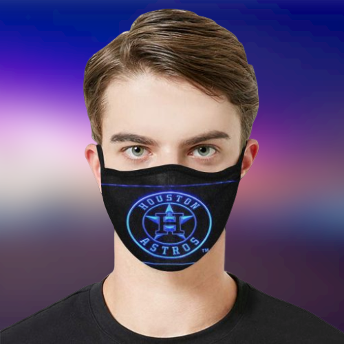Astros cloth fabric face mask 3