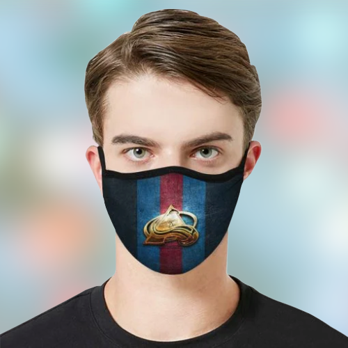 Colorado Avalanche cloth fabric face mask 2