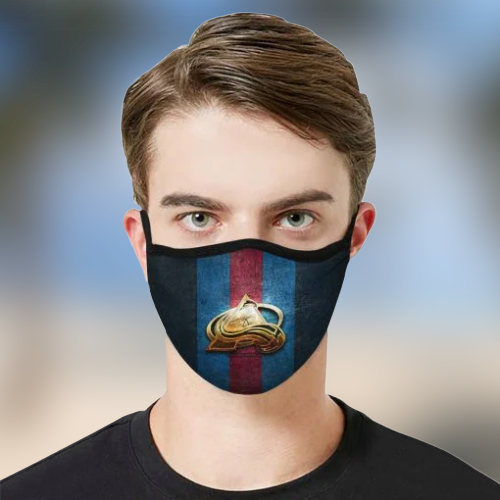Colorado Avalanche cloth fabric face mask 3
