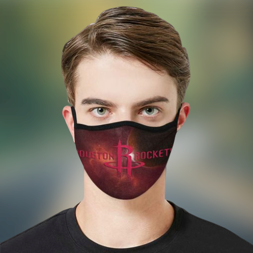 Houston Rockets fabric face mask 2