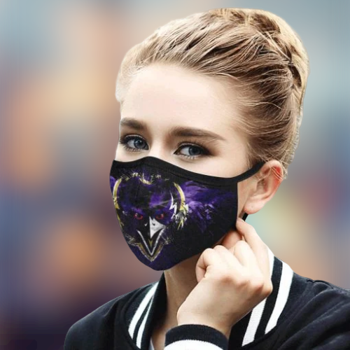Baltimore Ravens cloth face mask 2
