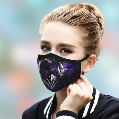 Baltimore Ravens cloth face mask 3