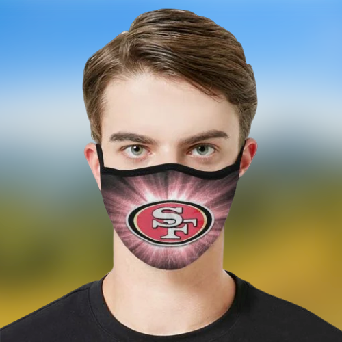 San Francisco 49ers cloth fabric face mask 2