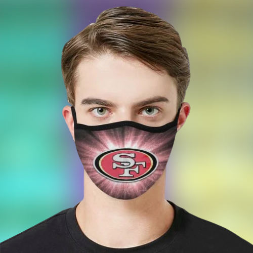 San Francisco 49ers cloth fabric face mask 3