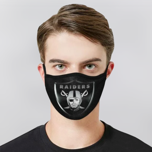 Las Vegas Raiders cloth face mask 1
