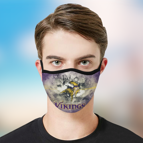 Minnesota Vikings fabric face mask 2