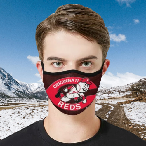 Cincinnati Reds cloth face mask 2