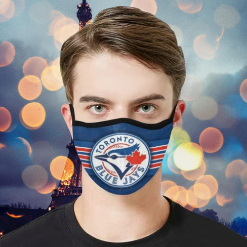 Toronto Blue cloth face mask 1