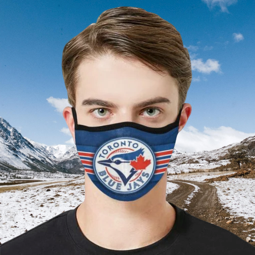 Toronto Blue cloth face mask 2