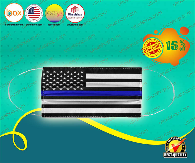 American flag police face mask 2