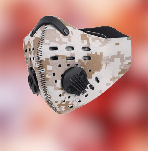Army Camo filter face mask 3