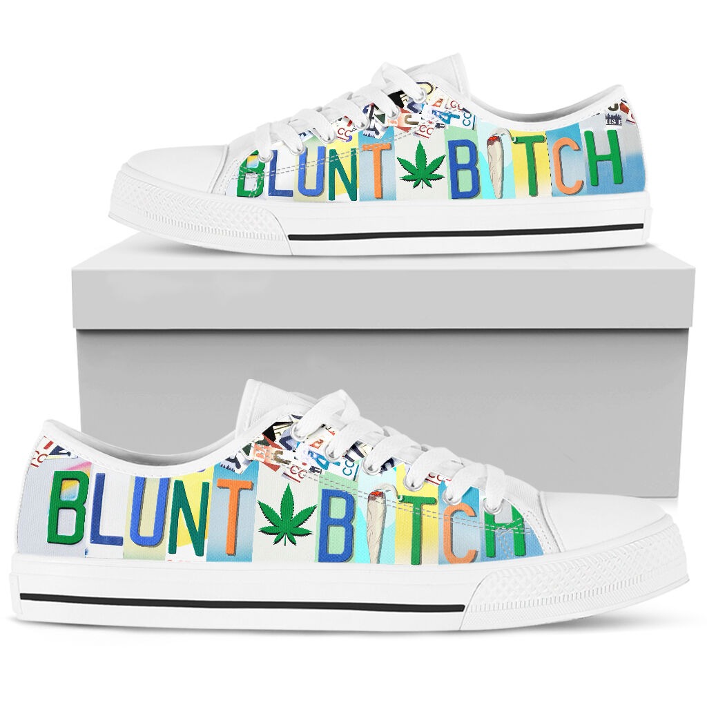 Blunt bitch low top shoes 3