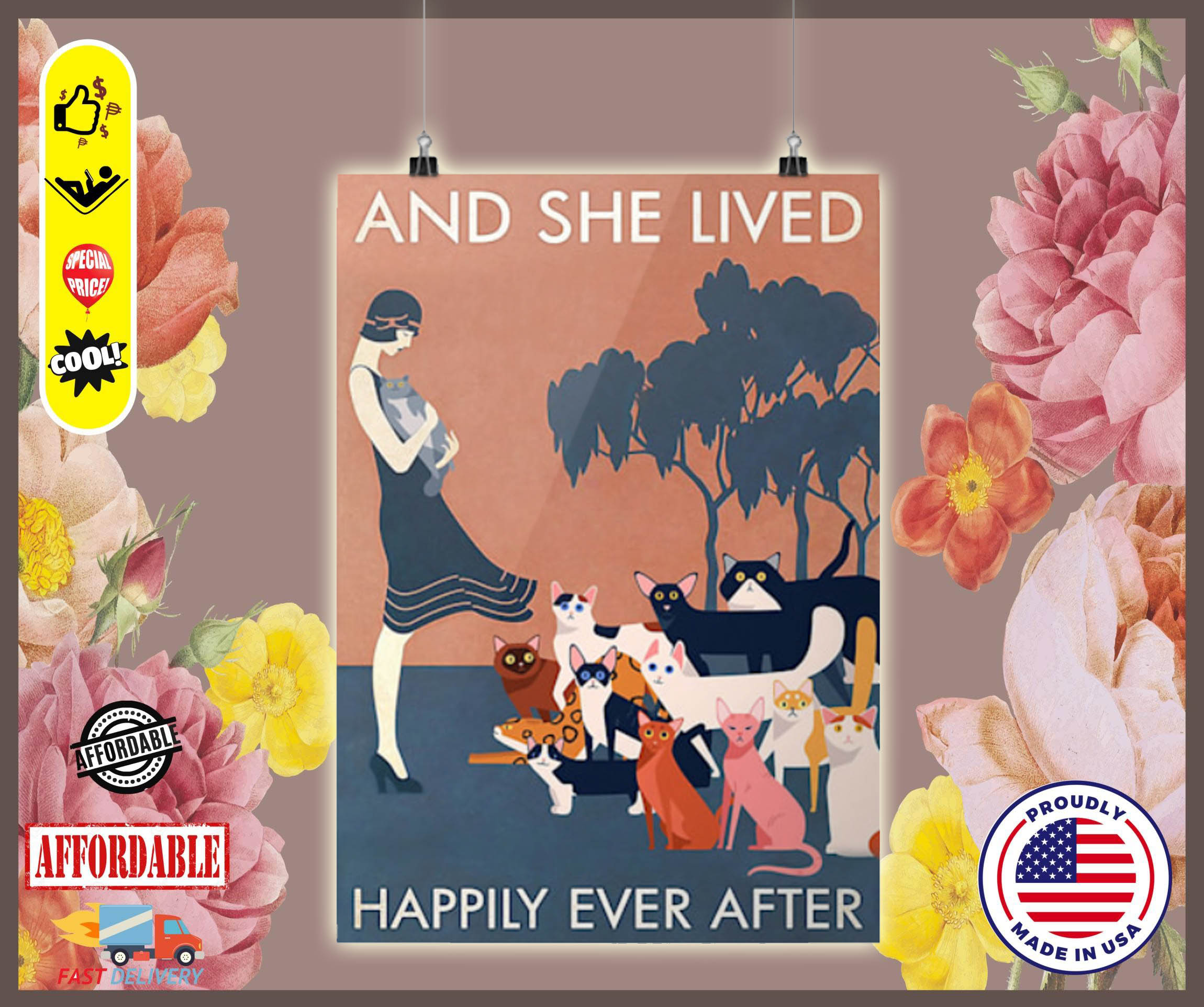 Cat and she lived happily ever after poster 2