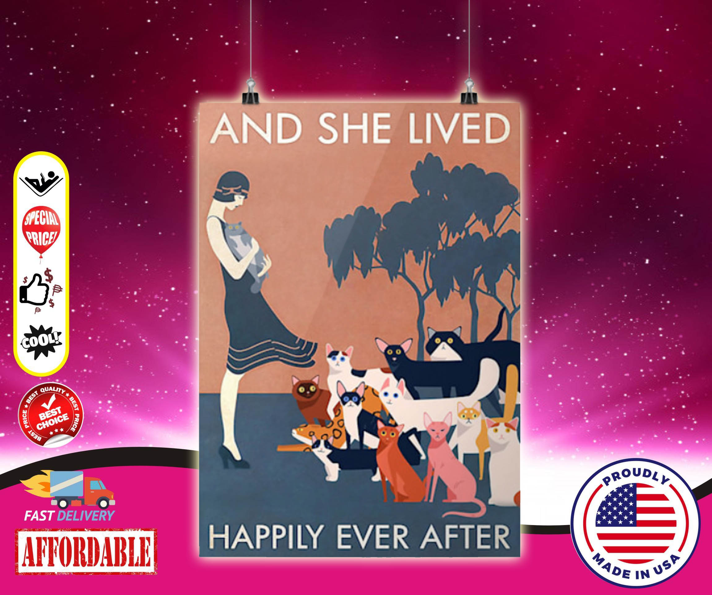 Cat and she lived happily ever after poster 3
