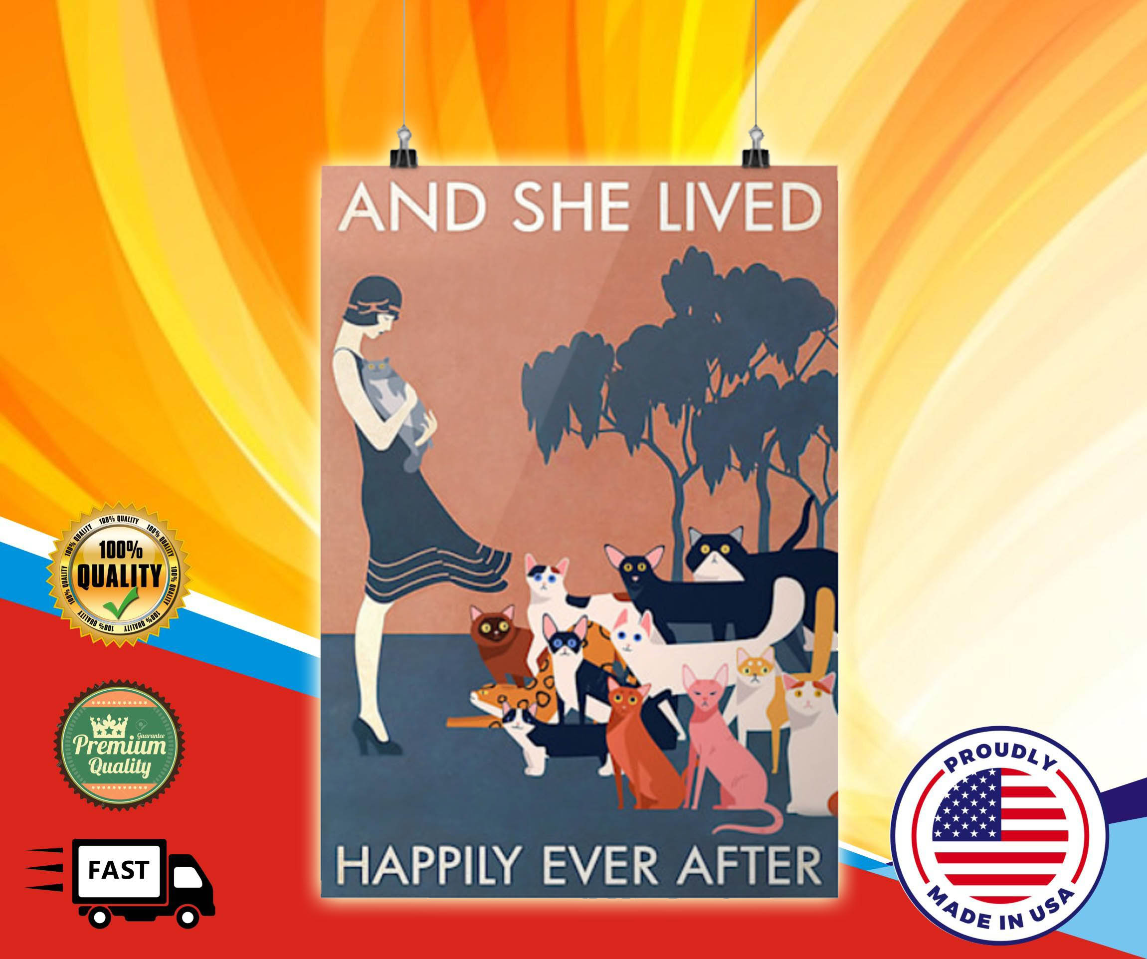 Cat and she lived happily ever after poster 4
