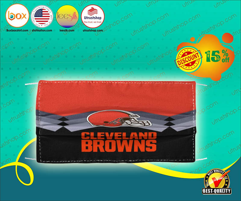 Cleveland Browns cloth face mask 3