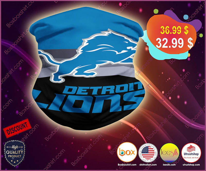 Detroit Lions bandana neck gaiter 3