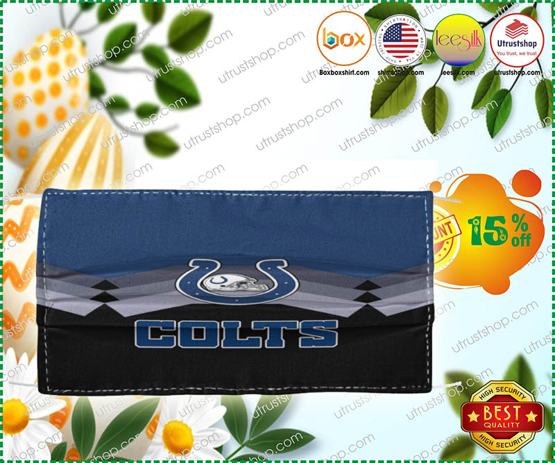 Indianapolis Colts cloth face mask 2