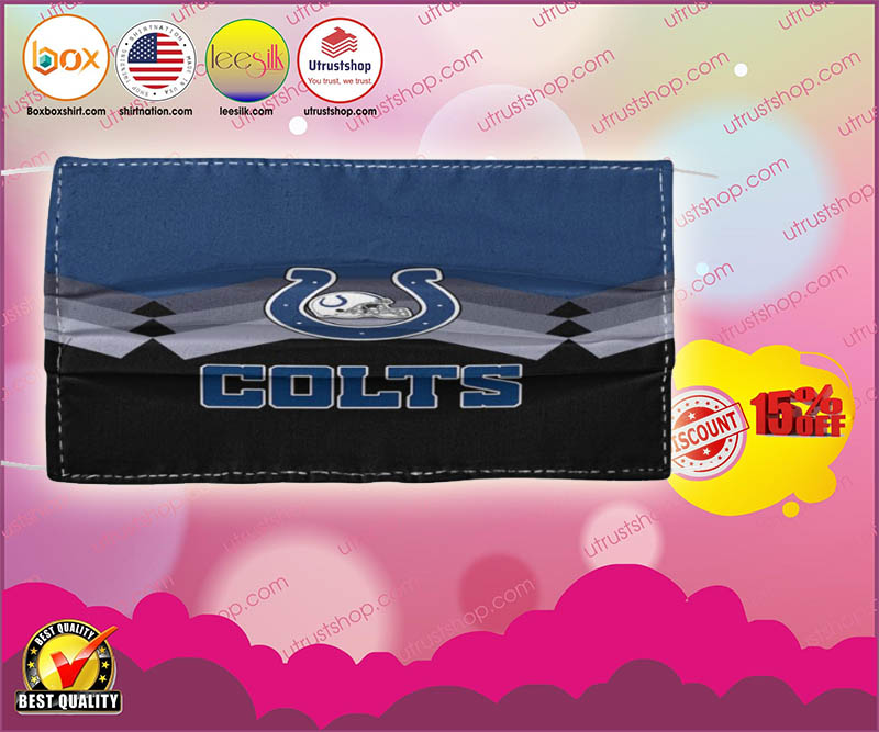 Indianapolis Colts cloth face mask 4