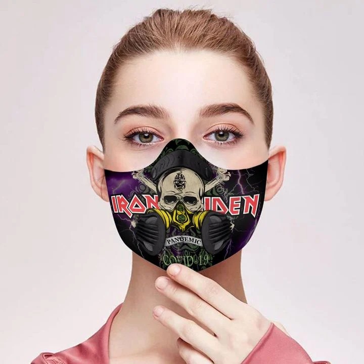 Iron Maiden fitler face mask 2