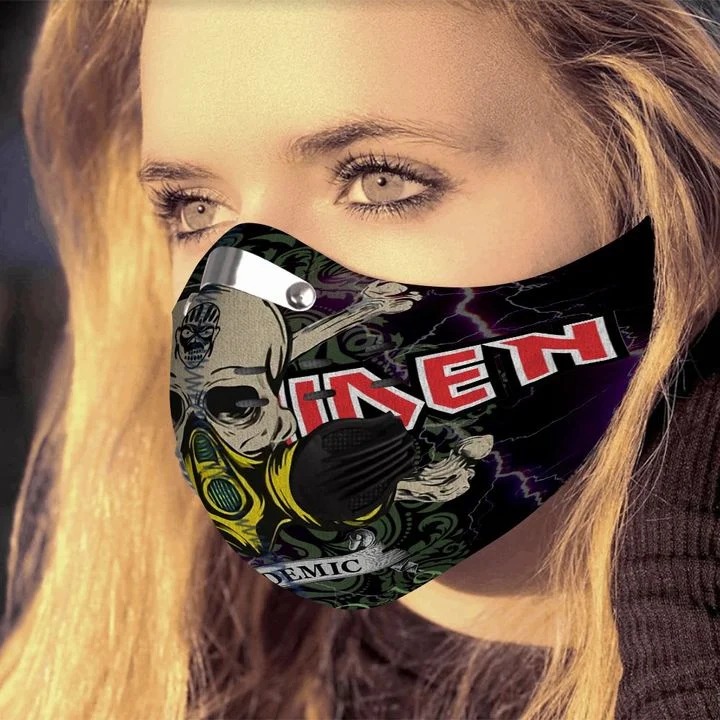 Iron Maiden fitler face mask 4