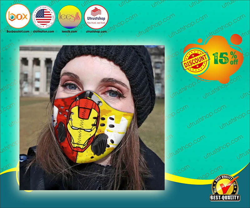 Iron man filter face mask 2