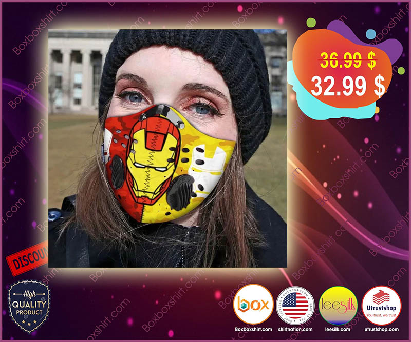 Iron man filter face mask 3