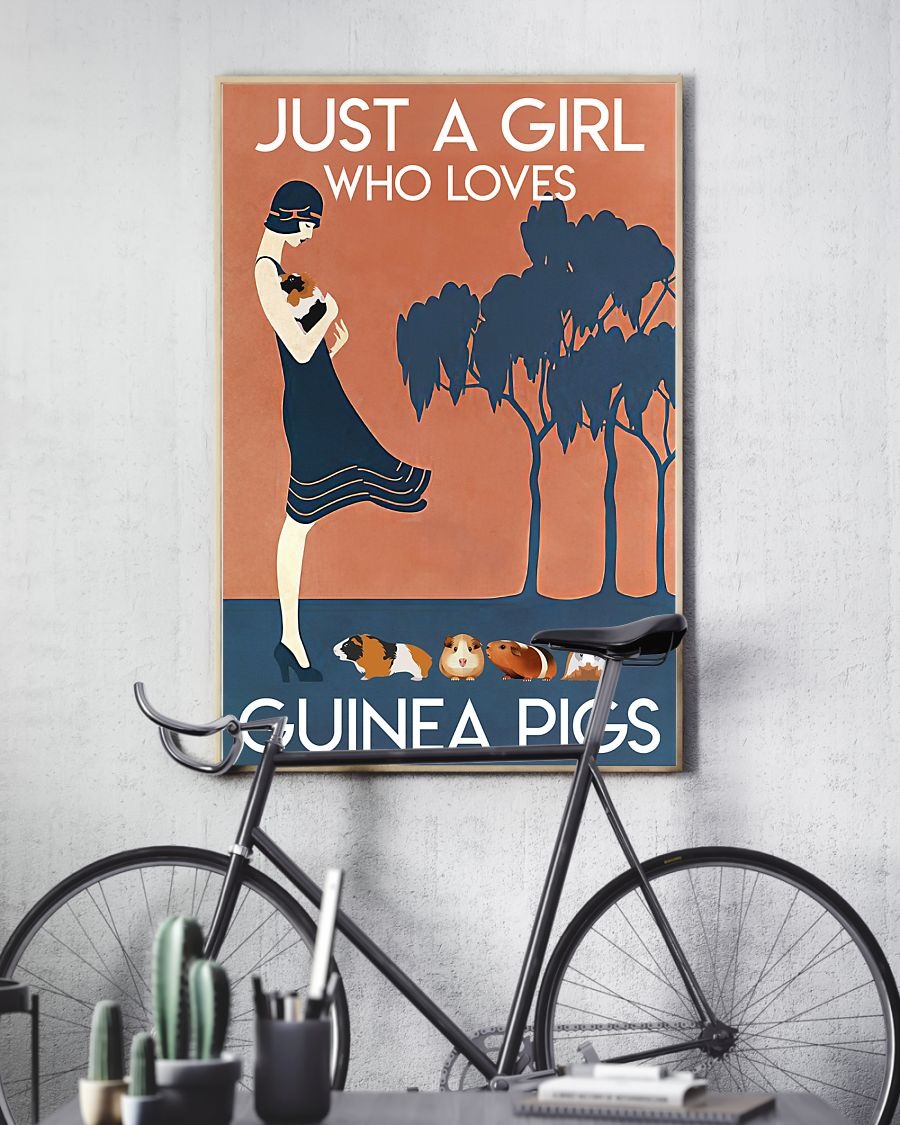 Just a girl who loves Guinea pigs poster 4