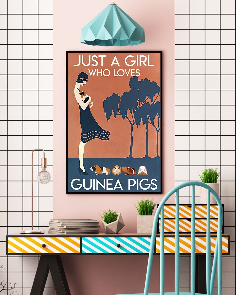 Just a girl who loves Guinea pigs poster 3