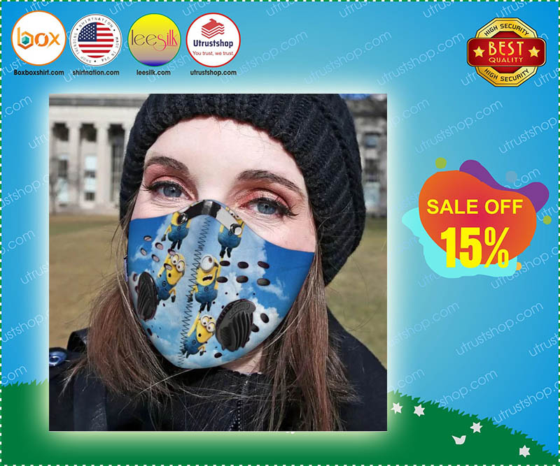 Minions filter face mask 2