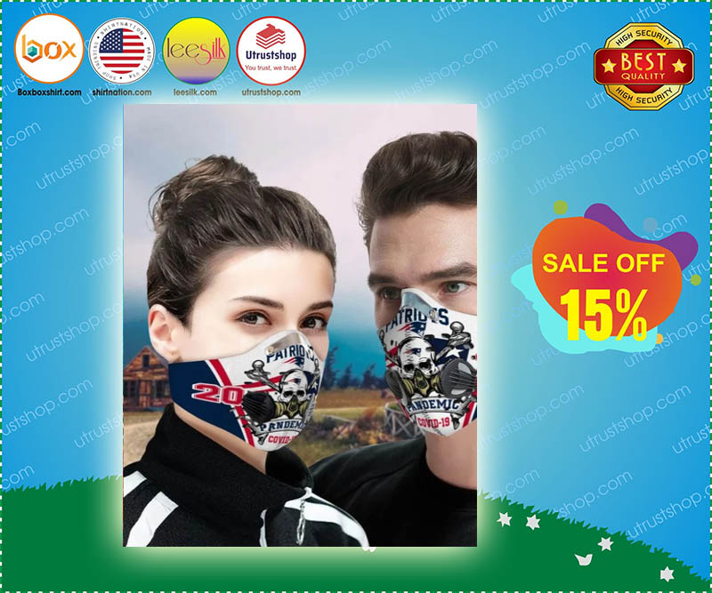 New England Patriots Pandemic covid 19 face mask 3