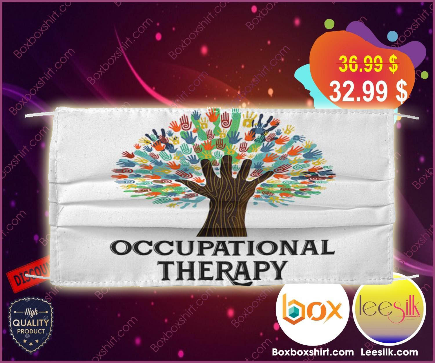 Occupantional therapy cloth fabric face mask 3
