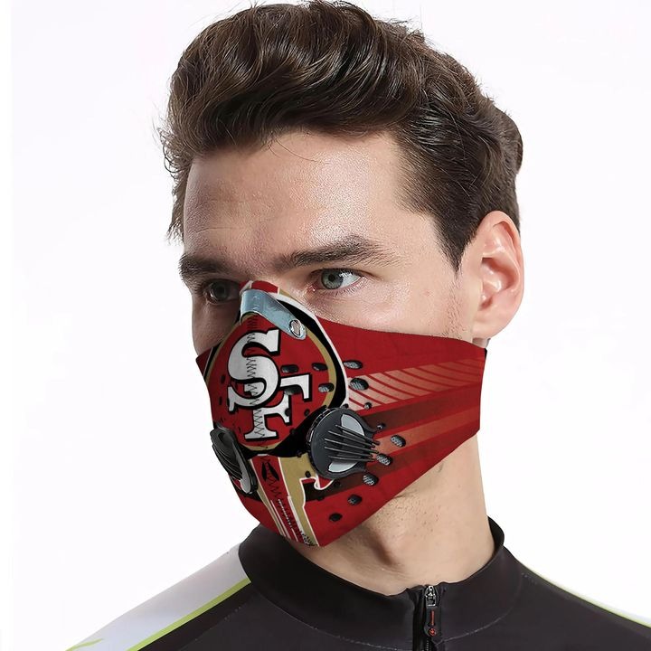 San Francisco 49ers fitler face mask 2