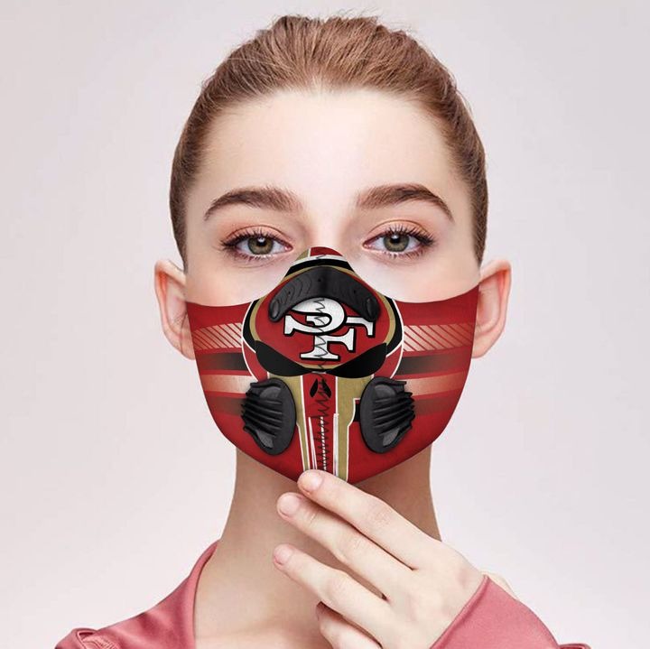San Francisco 49ers fitler face mask 3