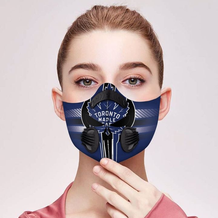 Toronto Maple leaf fitler face mask 4