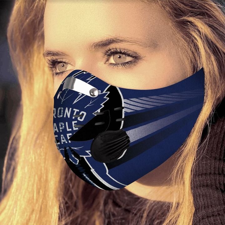 Toronto Maple leaf fitler face mask 3