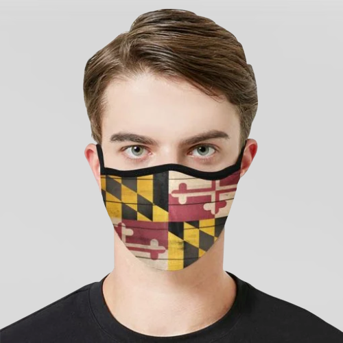 Maryland Flag State Face Mask 2