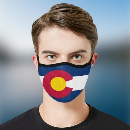 Flag of Colorado Face Mask 1