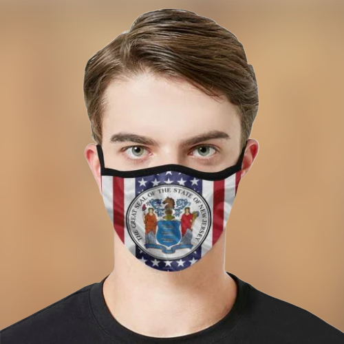 The seal of the state of New Jersey Face Mask 1