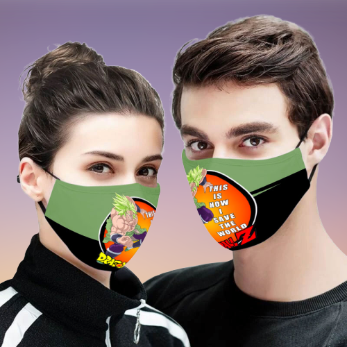 Broly Dragon Ball Z 3D Cloth Face Mask 2