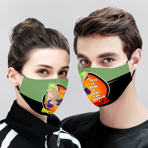 Broly Dragon Ball Z 3D Cloth Face Mask 1