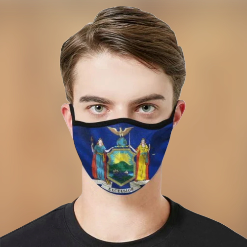 Excelsior New York state Face Mask 1