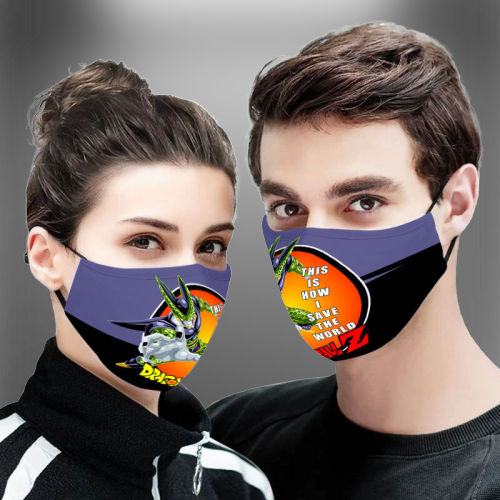 Cell Dragon Ball Z 3D Cloth Face Mask 1