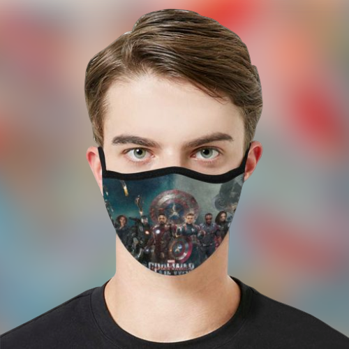 Captain America Civil War Face Mask 2